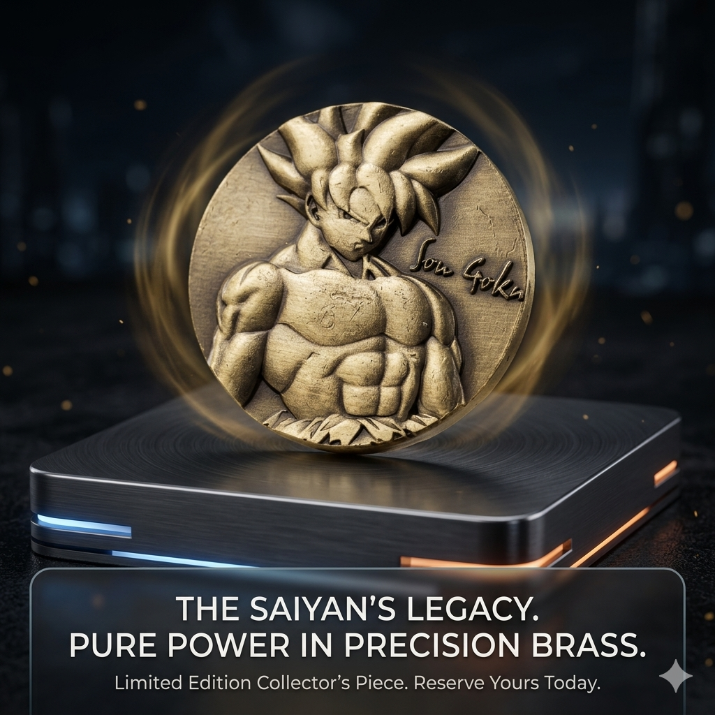 Dragon Bll Son Guku Collectible Coin – Anime Metal Coin