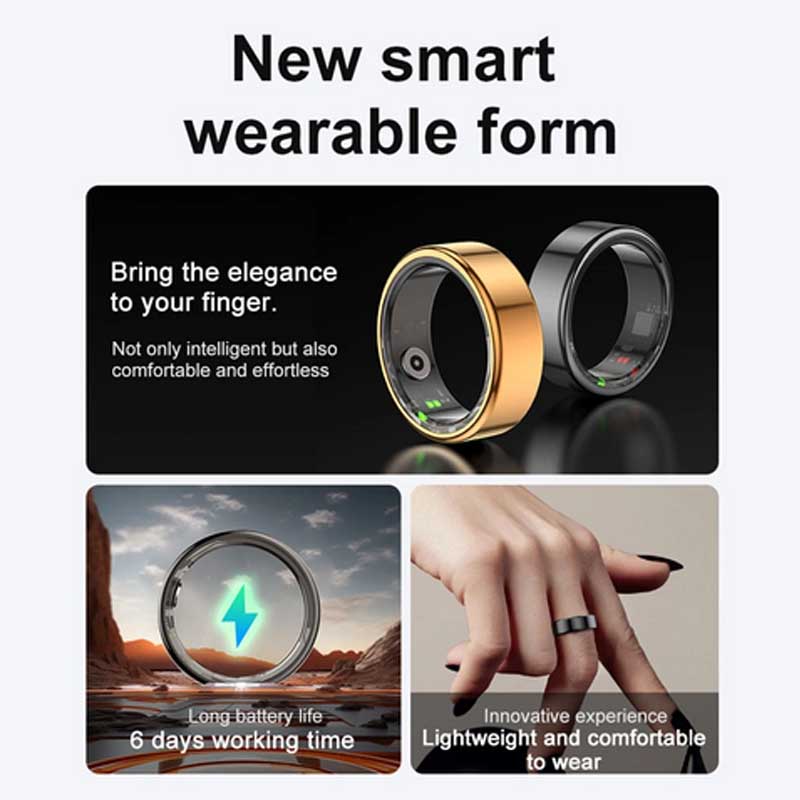 Ultrahuman AIR Smart Ring – Sleep, Fitness & Health Tracker | IP68 & 3ATM Waterproof