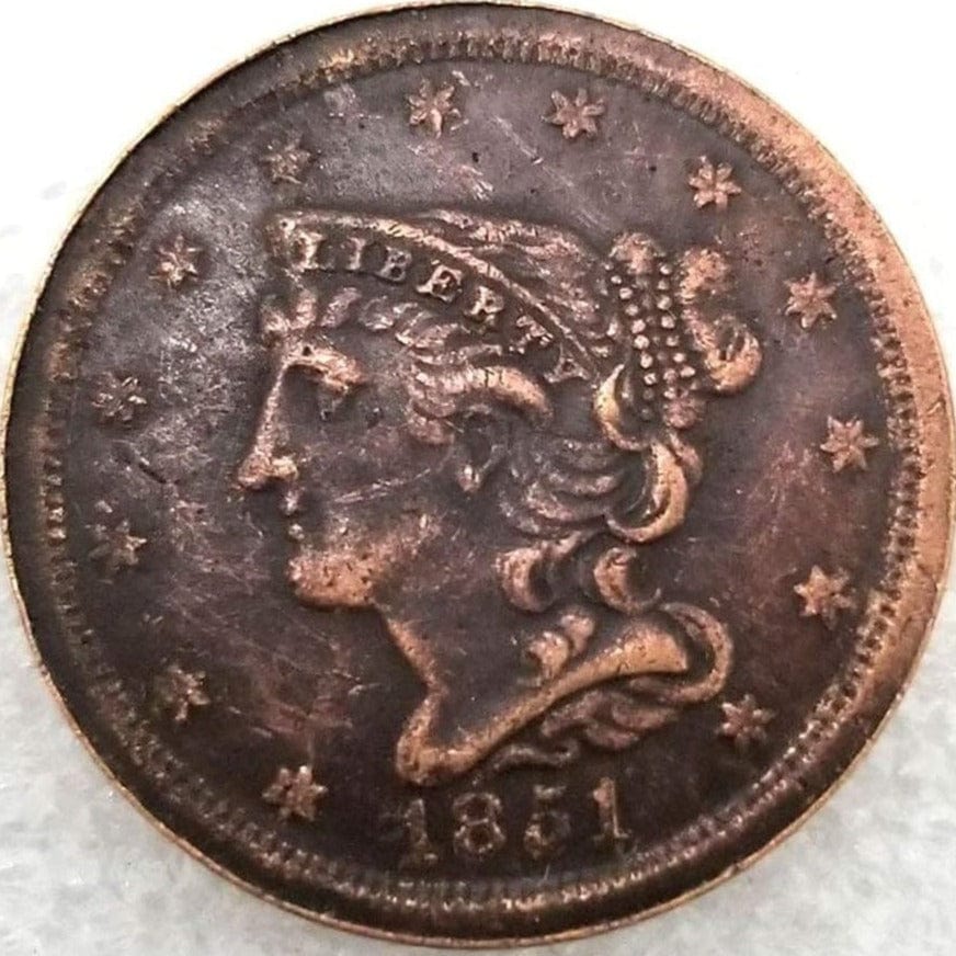 1851 Historic, 1851 Half-Cent, 1851 Nickel, Old Coin, aa medallions, sell my coins, sell coins online, old coins for sale, old coin sell, old coins value, old coins worth money, old coin buyers near me, rare coin buyers near me,