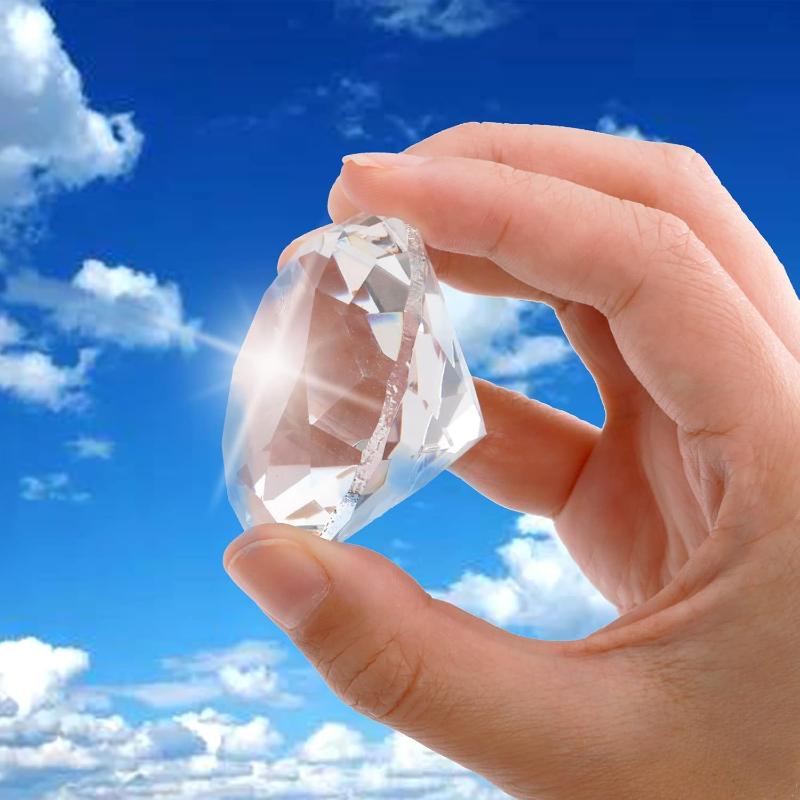 Diamond,
Shaped Glass,
Crystal,
Paperweight,
Clear K9,
Faceted,
Diamond,
Gems,
Jewels,