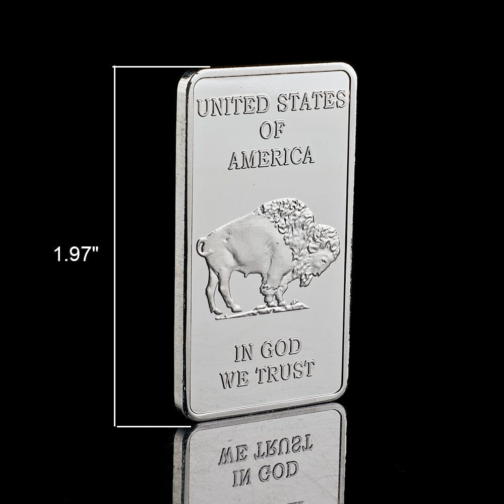 American Liberty Indian Bar - Fine Bullion, In God We Trust