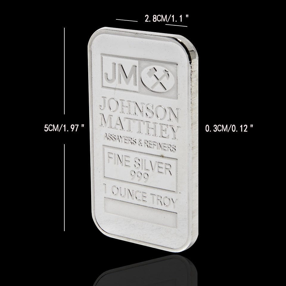 Troy 1 Bullion - Johnson Matthey Bar