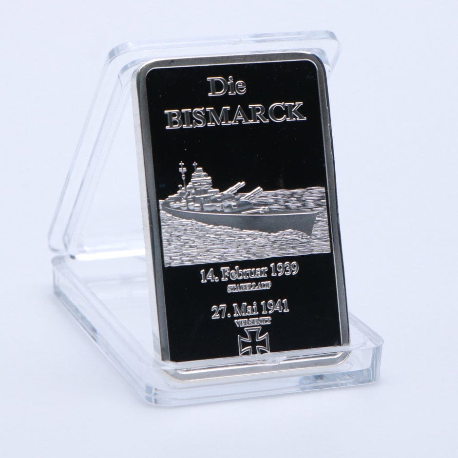 German Bullion Bar - Deutsche Marine Die Bismarck Bullion