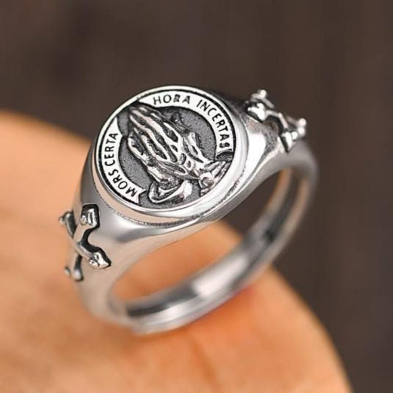 925 Ring,
Sterling Silver
Praying Ring,
Hands Ring,
Rings,
Adjustable Opening,