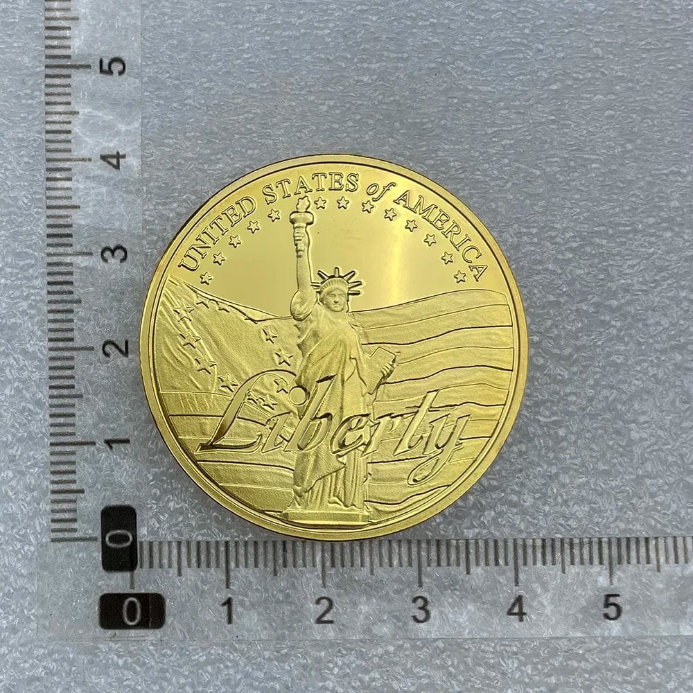 Statue of Liberty Coin Collectibles United States of America Carve “Liberty”