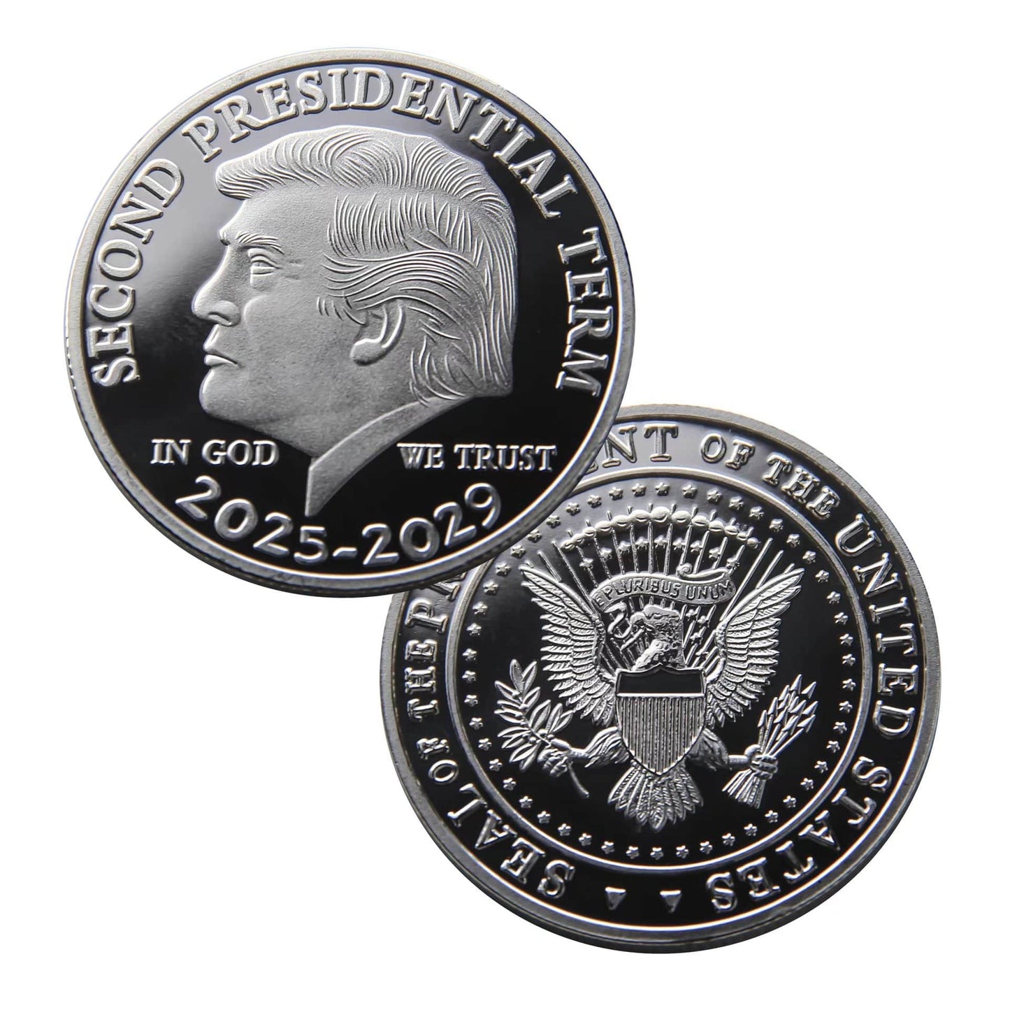 Donald Trump Collectible Coin with Case - 2025-2029 Second Presidential