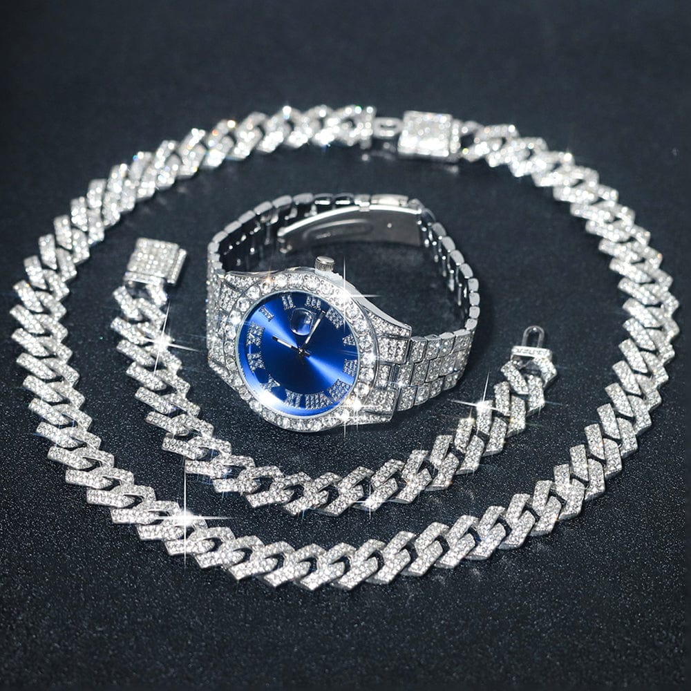 Silver Watch,
Hip-hop Punk Watch,
Inlay Watch,
Diamond Watch,
Cuban Watch,
Chain Watch,
Bracelet,
Jewelry Watch,