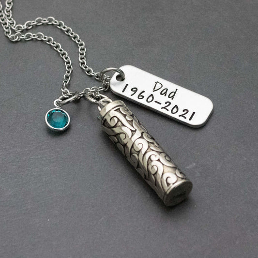Sterling Silver Cremation Jewelry, Silver Jewelry, Silver Necklace, Silver Earrings, Sterling Silver Earrings,