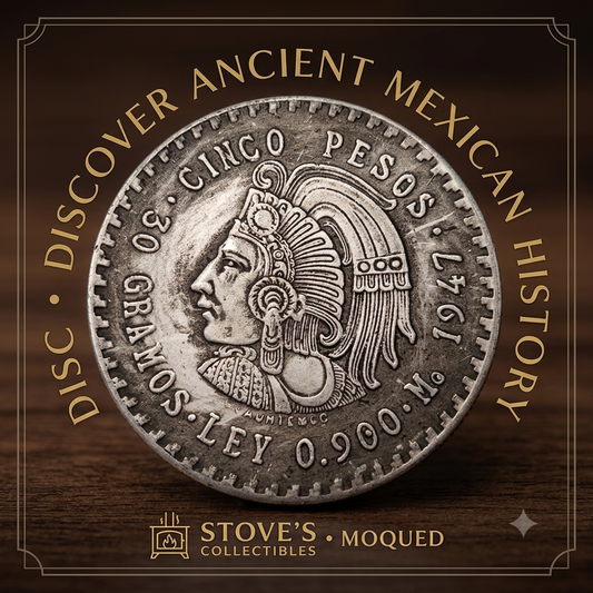 1947 Mexican Commemorative Coin – Chief Lucky Souvenir Collectible Gift