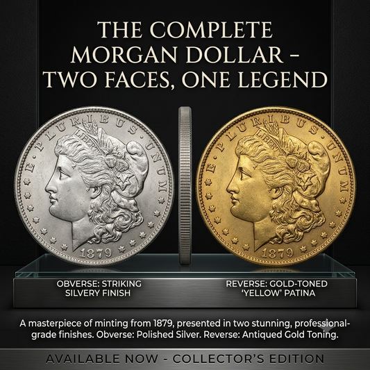 1879 Morgan Coin, Dual Color Morgan Coin, Morgan Dollar Replica, Collectible Coin, Silver Gold Coin, Magic Coin, Novelty Coin, Souvenir Coin, Replica Morgan Dollar, Coin Collection, Party Magic Prop, Coin Gift, Antique Coin Replica, Vintage Coin, Lucky Coin, Coin Collectors, Decorative Coin, Replica Dollar Coin, Collectible Souvenir, Morgan Silver Dollar Replica