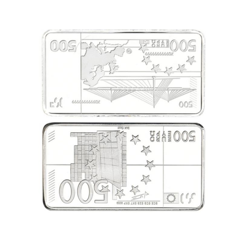 500 Euro Silver Bar – Luxury Festival Gift Collectible