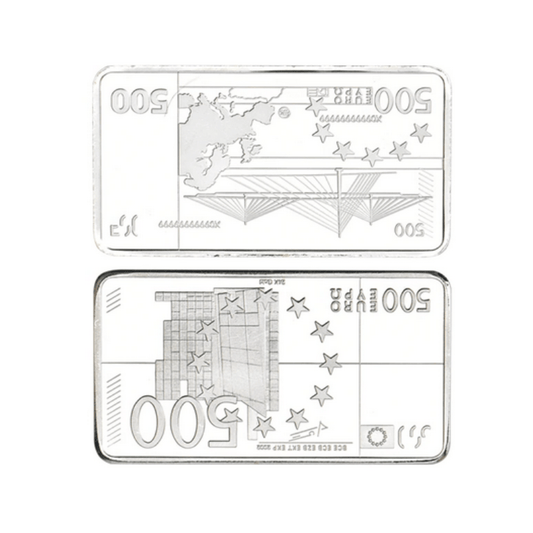 500 Euro Silver Bar – Luxury Festival Gift Collectible