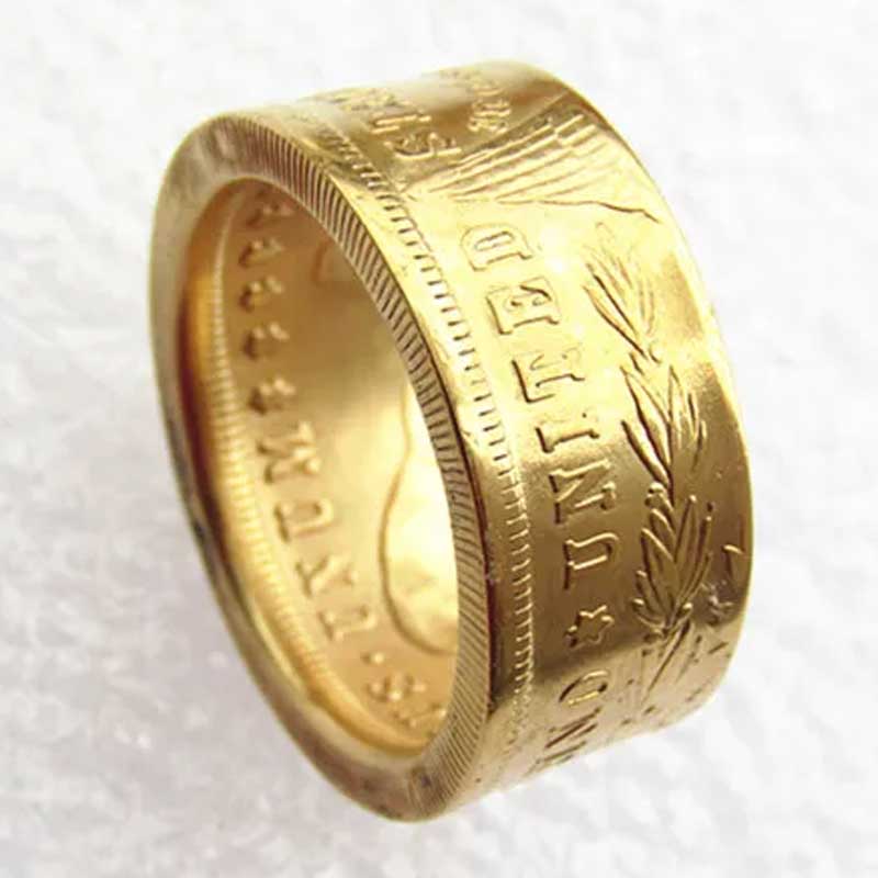 dollar ring, million dollar ring, size of morgan dollar, ring from silver dollar, morgan dollar coin ring, morgan dollar ring, morgan silver dollar ring, engagement rings, rings, mens wedding bands, wedding rings,