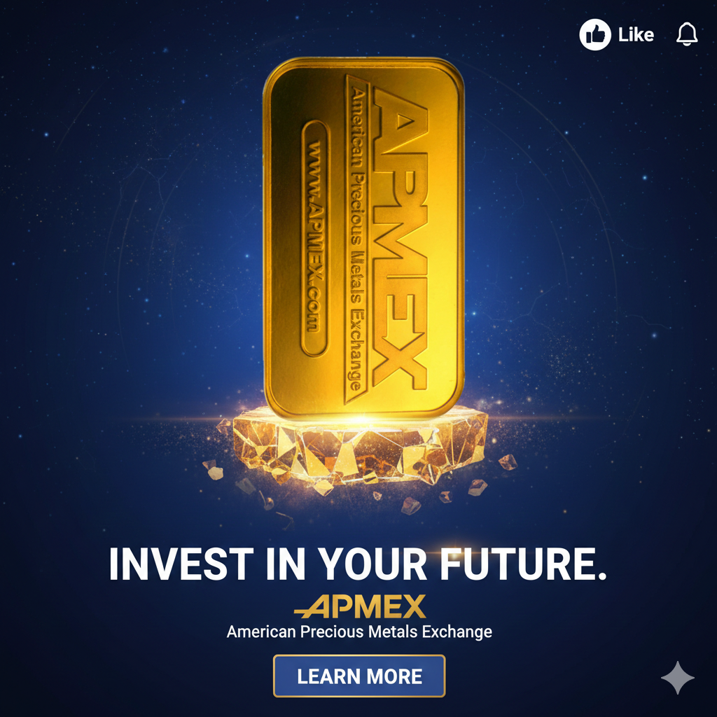 1 oz APMX Bullion Bar Gold Plated – Non Magnetic Sealed Collectible Bar