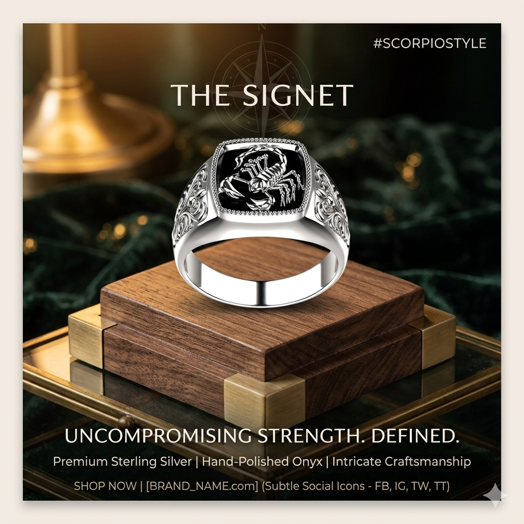 925 Sterling Silver Men Ring – Luxury Wedding Band for Anniversary, Party & Gift