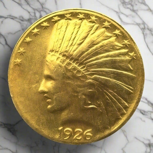 1926 Indian  Half Eagle Coin ($10)