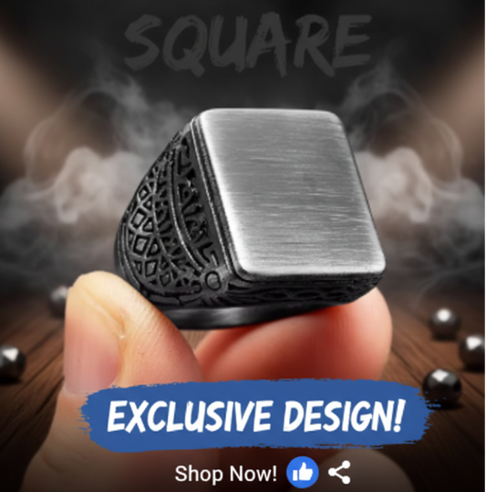 men’s stainless steel ring, retro ring, punk ring, geometric ring, luxury men jewelry