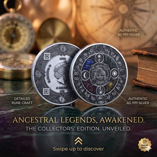 Tree of Life Sun God Commemorative Coin – Ancient Style Queen Elizabeth Nickel Collector Gift Coin