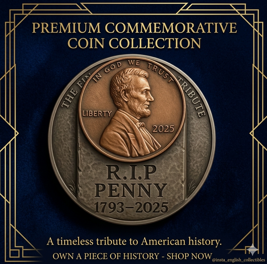 250 Years of America Final Cent Tribute Coin – Commemorative USA Anniversary Collectible Coin Souvenir