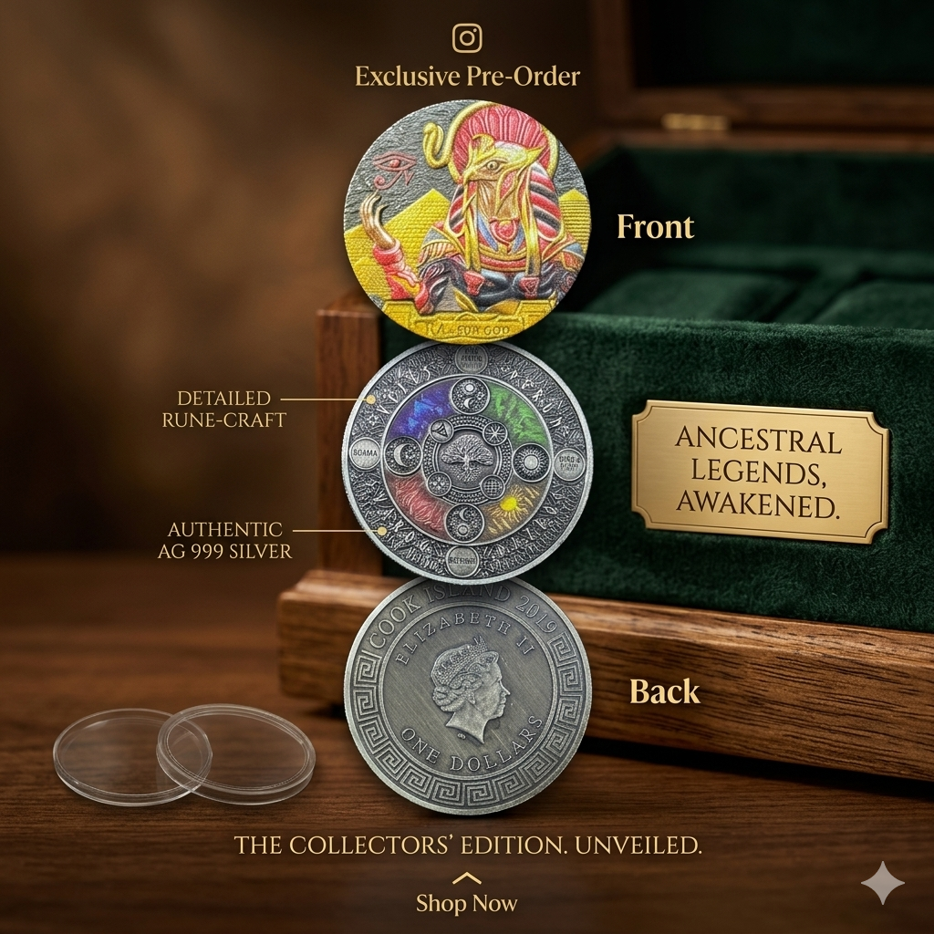 Niue Tree of Life 2019 Coin – Colorful Sun God Design Queen Elizabeth $1 Commemorative - Collectible Gift