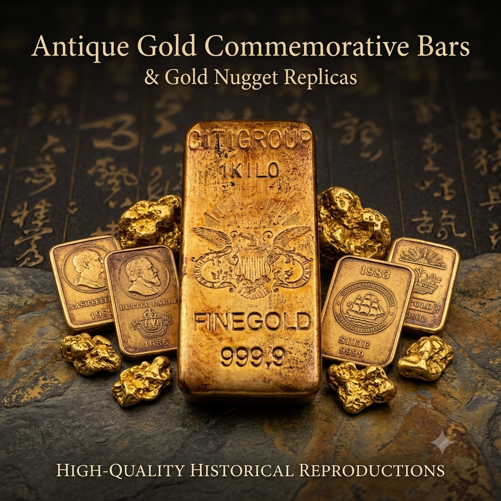 antique gold bar, commemorative gold bar, gold nugget collectible, American gold bar, replica gold bullion, collectible gold bars, vintage gold bar, gold display bar, souvenir gold bar, collector gift, bullion replica, antique bullion, historical gold bar, decorative gold bar, collectible nugget, gold collectible, replica commemorative bar, gold keepsake, collector bullion, vintage collectible