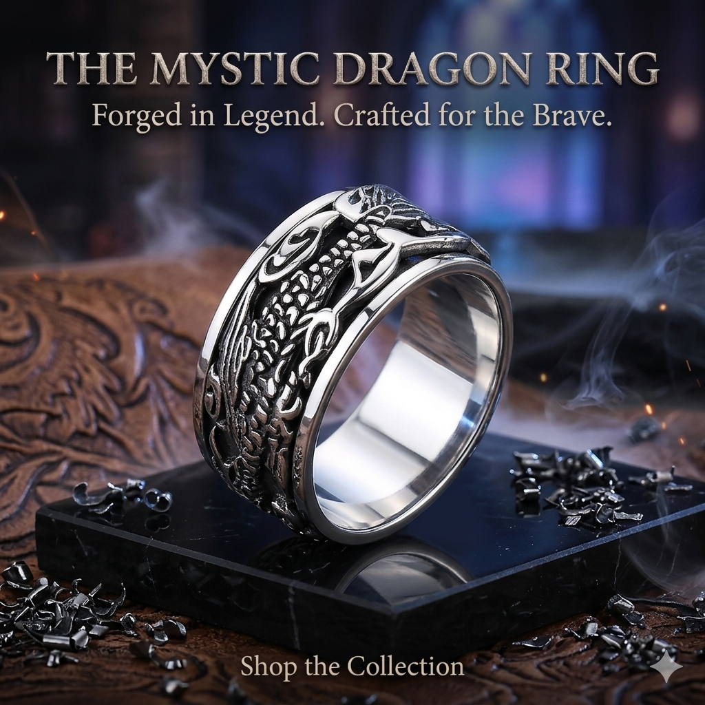 thai silver dragon ring, retro dragon ring, luxury men ring, rotatable dragon ring, silver carved ring, biker jewelry men, vintage silver ring, dragon jewelry, men luxury accessories, thai jewelry ring, punk dragon ring, business style ring, gothic silver ring, adjustable dragon ring, fashion men jewelry, handmade silver ring, retro luxury jewelry, 