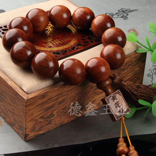 Vietnam Agarwood Bracelet & Rosewood Bracelet - Small Hole Design