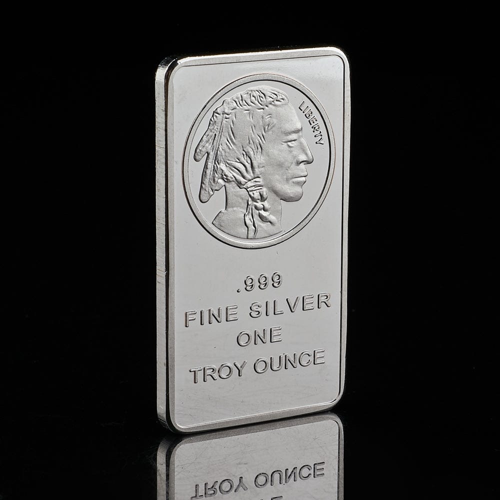 American Liberty Indian Bar - Fine  Bullion with 'In God We Trust' Value