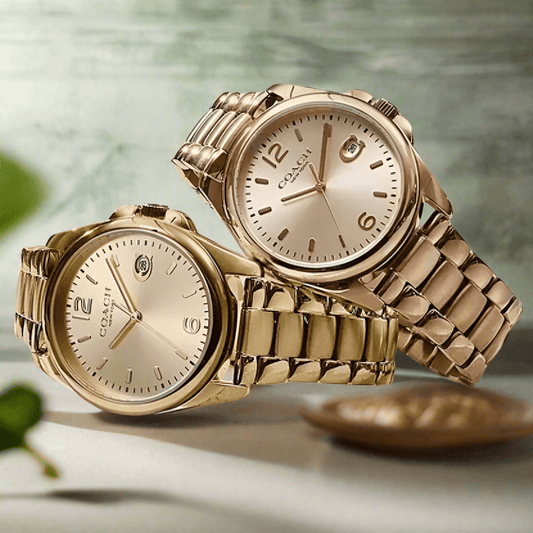 Coach Outlet Greyson Gold-Tone Bracelet Watch 36mm – Luxury