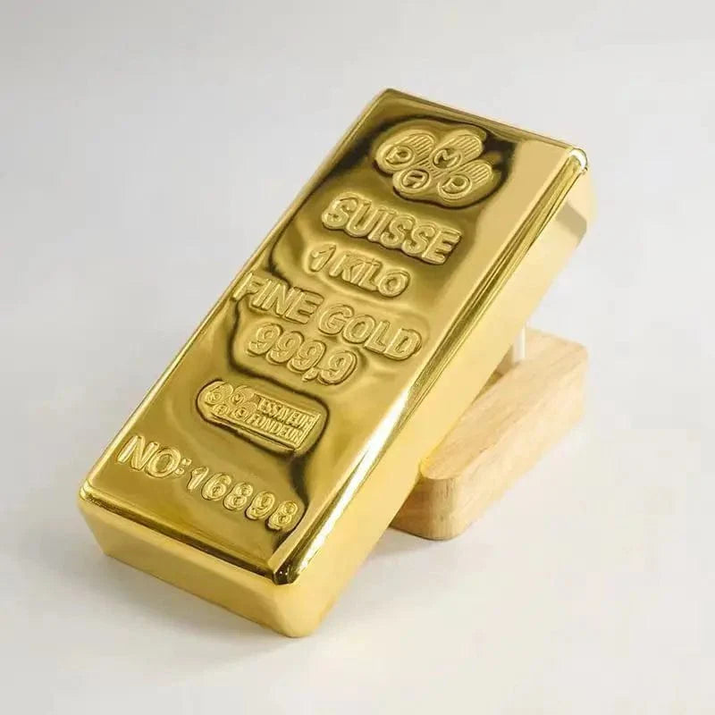 1:1 Replica Swiss 1kg Gold Bar – Perfect for Jewelry Stores, Bank Displays, and Anti-Theft Samples