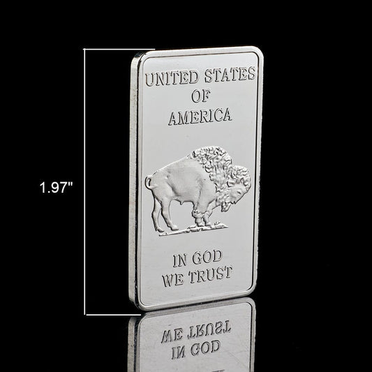 American Liberty Indian Bar - Fine  Bullion with 'In God We Trust' Value