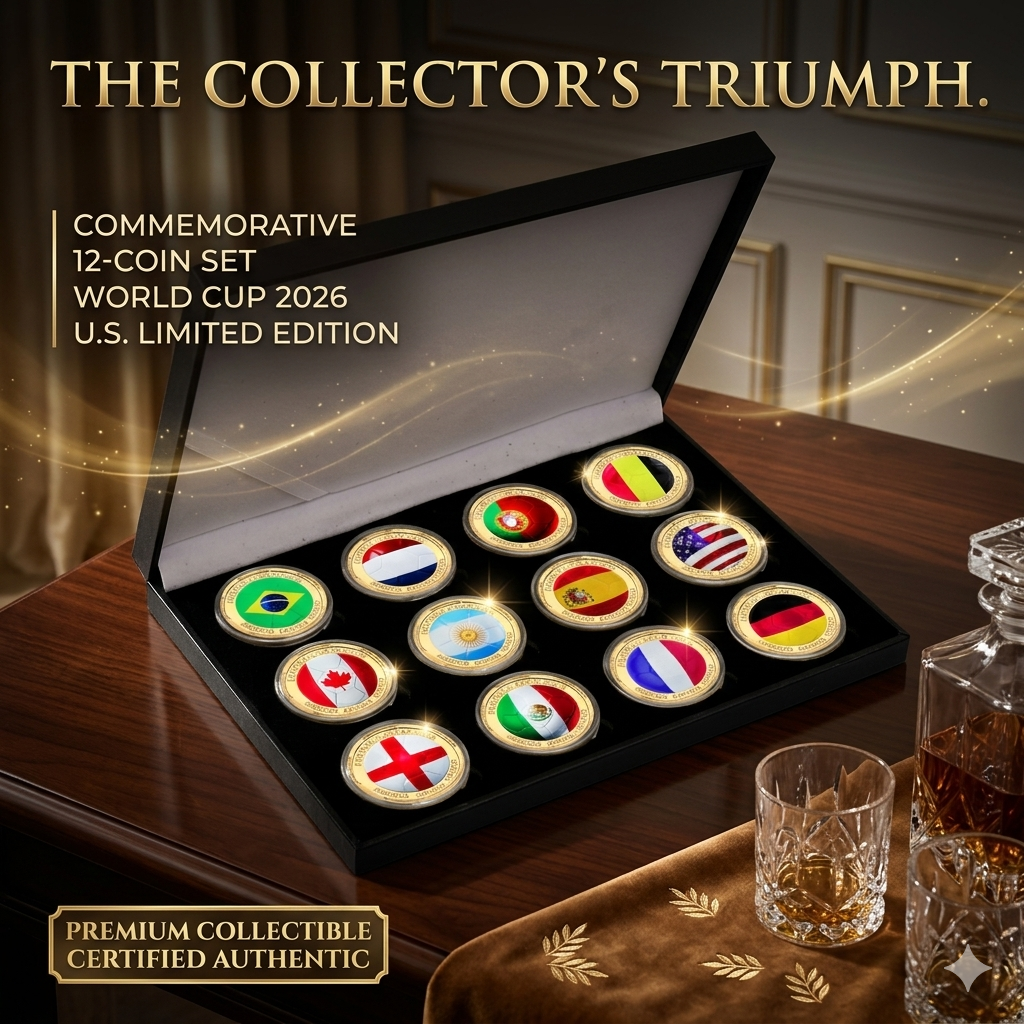 2026 Football Coins, Soccer Commemorative Coins, Football Challenge Coins, Soccer Souvenir Coins, Football Memorabilia, Collector Coin Set, Football Fan Gift, Sports Collectibles, Soccer Coin Collection, 2026 Soccer Tournament, Football Souvenir Box, Challenge Coin Set, Football Collector Item, Soccer Fan Merchandise, Sports Memorabilia Gift, Limited Edition Coins, Football Keepsake, Soccer Decoration, Football Collection Box, Football Enthusiast Gift,