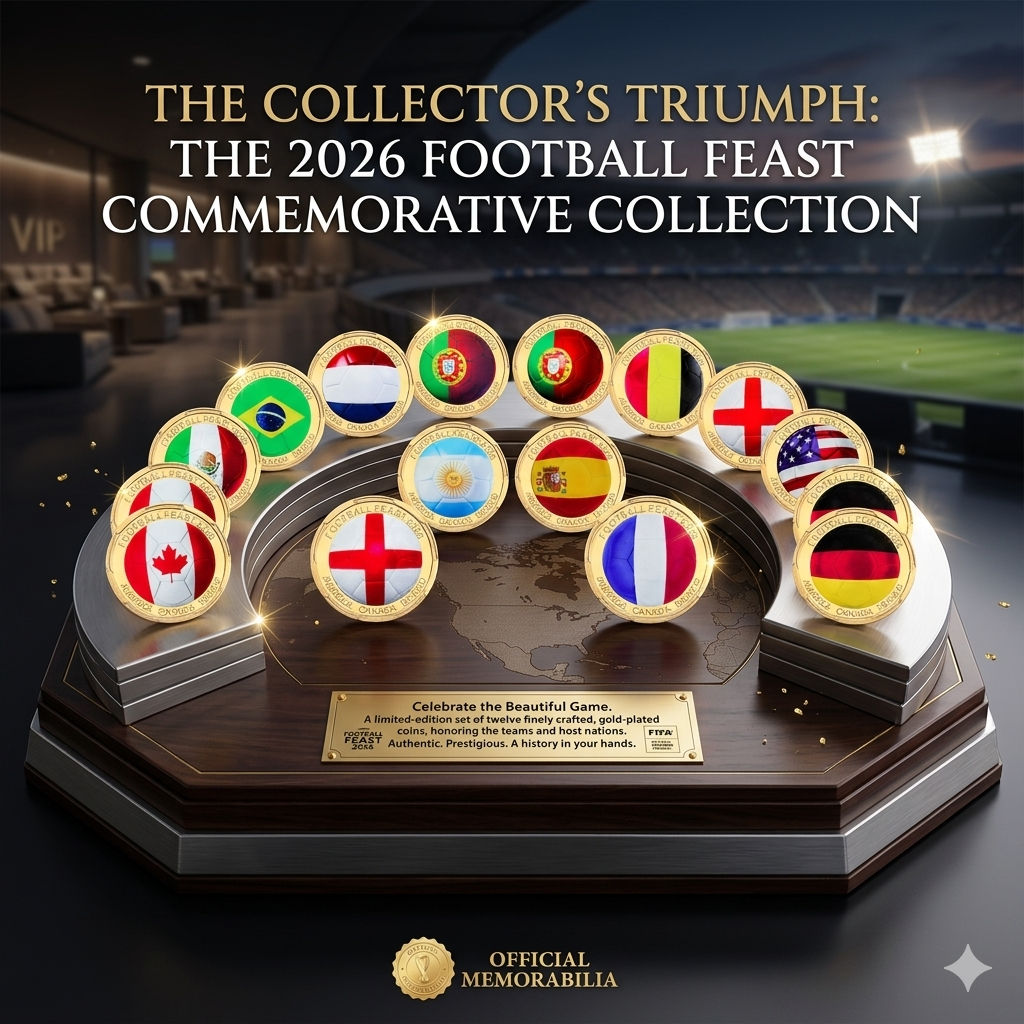 2026 Football Coins, Soccer Commemorative Coins, Football Challenge Coins, Soccer Souvenir Coins, Football Memorabilia, Collector Coin Set, Football Fan Gift, Sports Collectibles, Soccer Coin Collection, 2026 Soccer Tournament, Football Souvenir Box, Challenge Coin Set, Football Collector Item, Soccer Fan Merchandise, Sports Memorabilia Gift, Limited Edition Coins, Football Keepsake, Soccer Decoration, Football Collection Box, Football Enthusiast Gift,