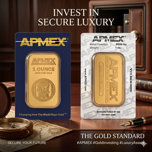 Luxury 1 oz Gold Plated Collectible Bar – Sealed Bullion Replica Gift