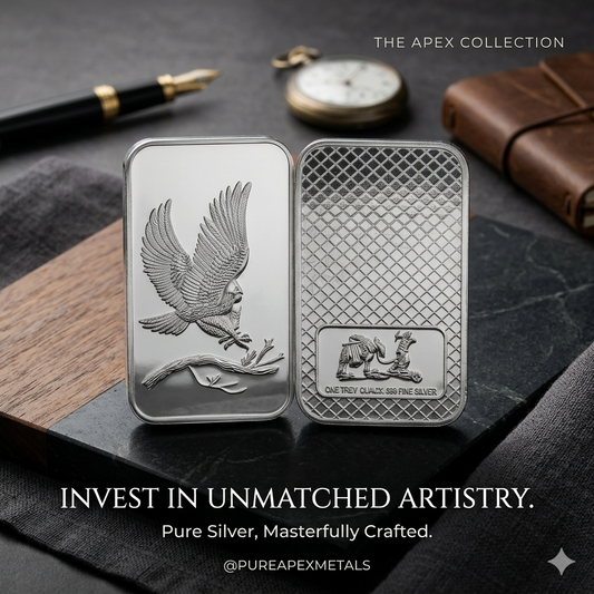 USA 4PCS 1 Troy Ounce Bullion Coins – Eagle & Prospector Collectible Set