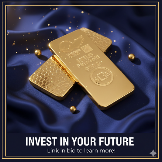 1kg Gold Bar Brick Replica – Ornamental Bullion Display