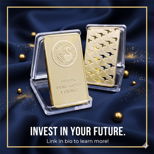 Newest, Design, Australian, Gold, Bullion, Bar,