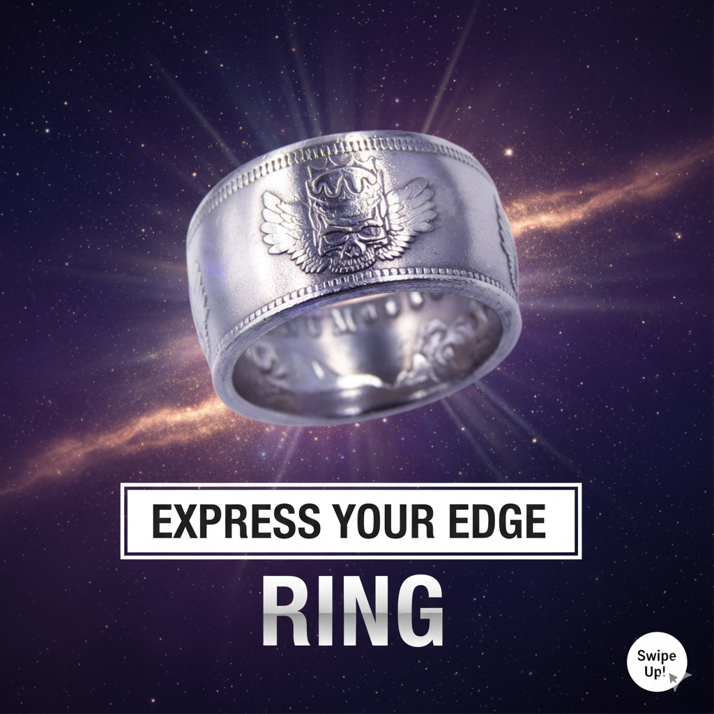 Handmade 1899 Morgan Dollar Hobo Coin Ring – Unique Vintage Jewelry