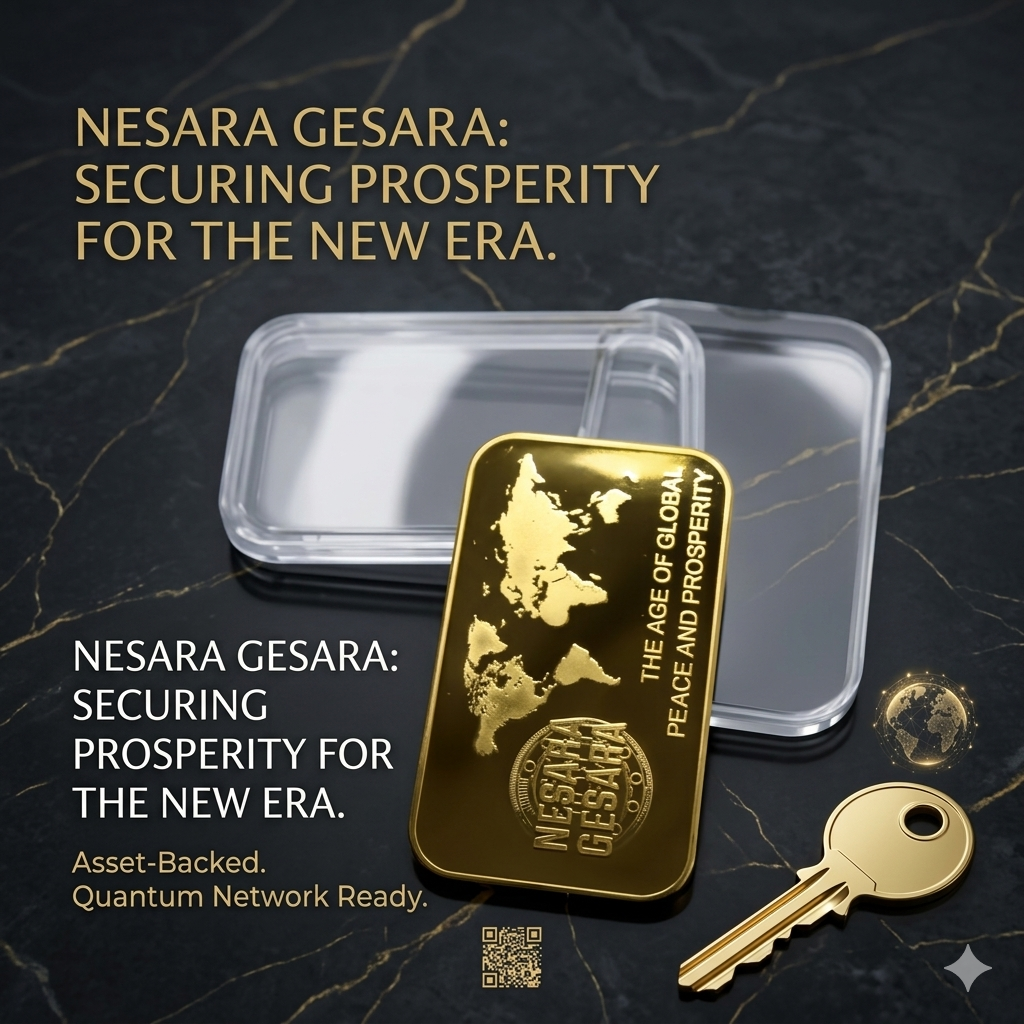 QFS Gold Plated Bar Collectible Souvenir – FreeDom Mark Bullion Ingot Gift with Protective Case