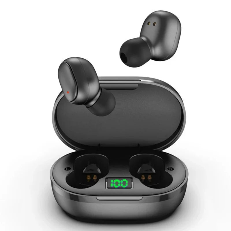 12PCS TWS E6S Wireless Bluetooth 5.1 Earbuds – Stereo Headphones with Microphone for iPhone & Xiaomi