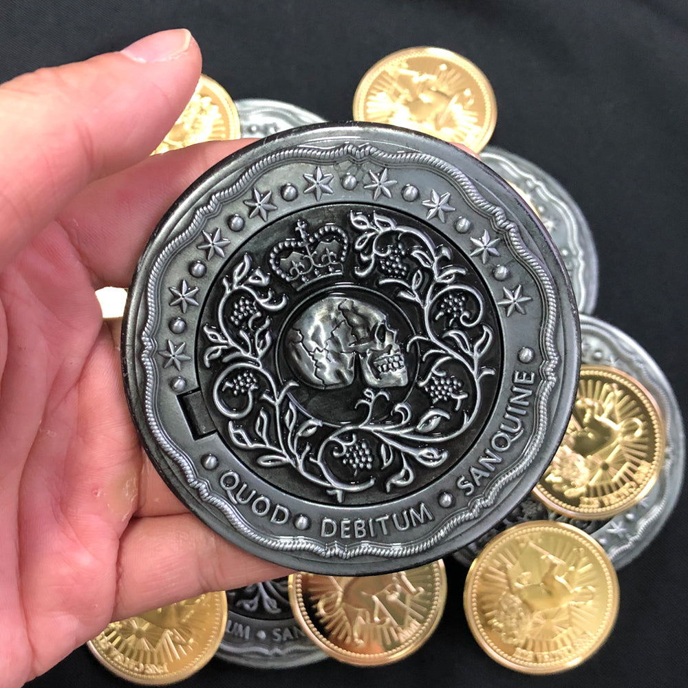 Silver Coin Reeves Security Feature John Wick Chapter 2 Blood Oath Marker Coin – Keanu Reeves Continental ...