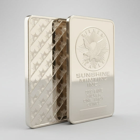 American Eagle Investment Bullion Bar – Collectible Eagle Design Bar