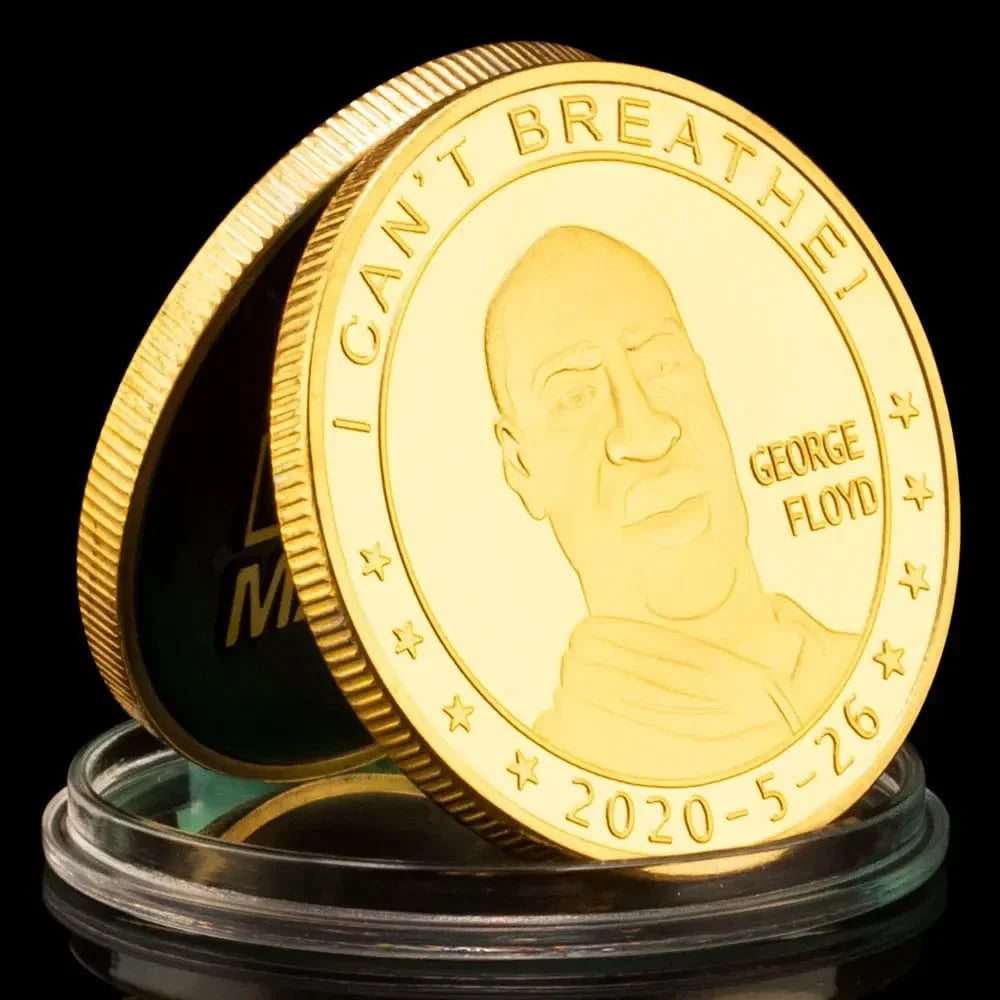 I Cant Breathe George Floyd Collectible  Coin - Black Lives Matter Collection Art Souvenir Coin