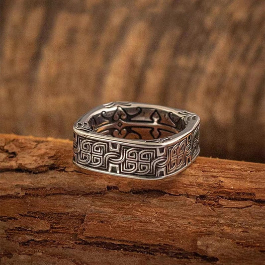 Irish Ring, Crazy Ring, Celtic Ring, Knot Ring, Square Ring, Vintage Ring, Fashion Ring, Punk Ring, Hip Hop Ring, Jewelry Ring,