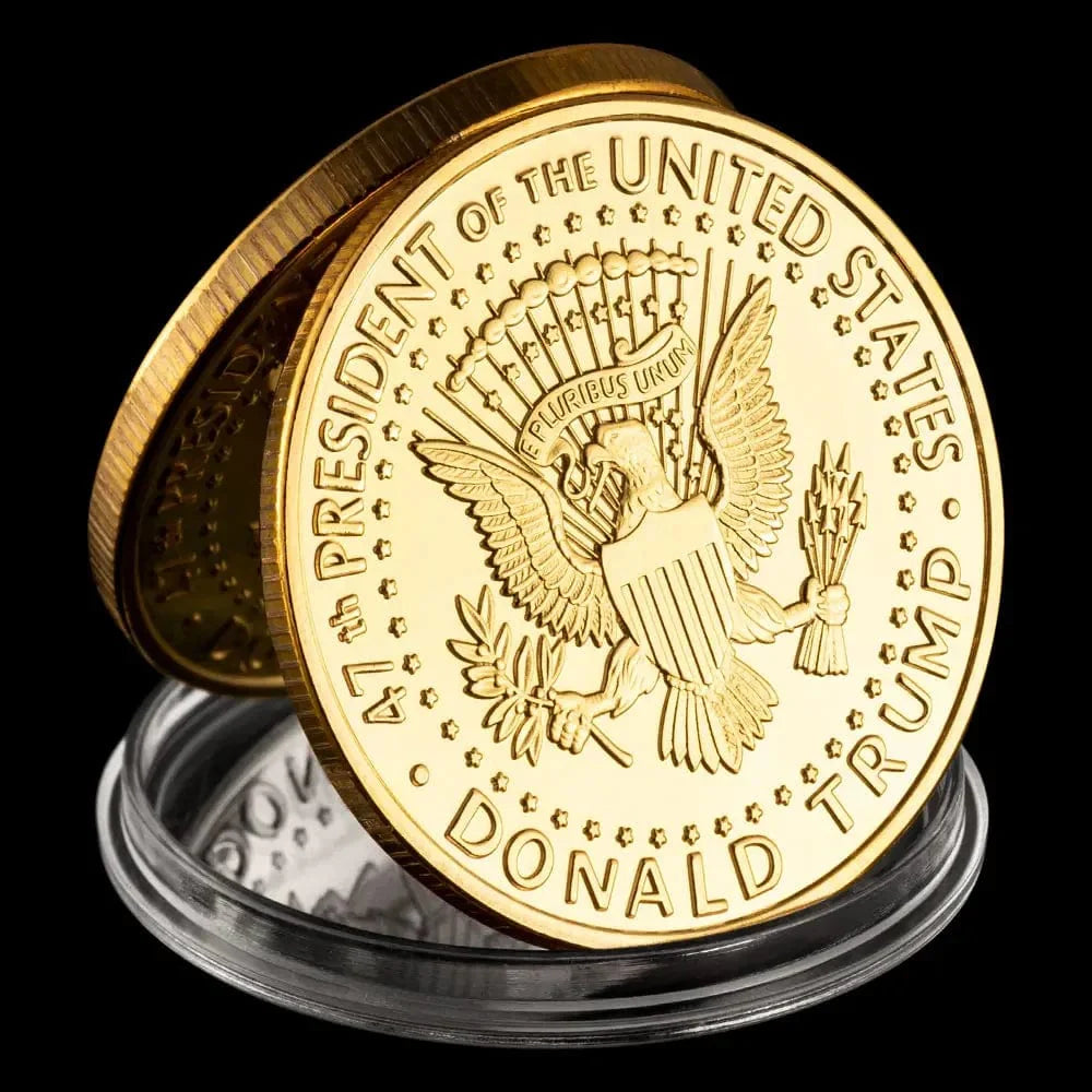 2024 Assassination Attempt Donald Trump  Coin - US 47th President Souvenir Metal