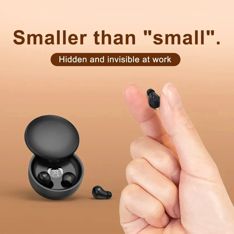 Mini Invisible Bluetooth 5.4 Earbuds – True Wireless Headphones with Clear Sound