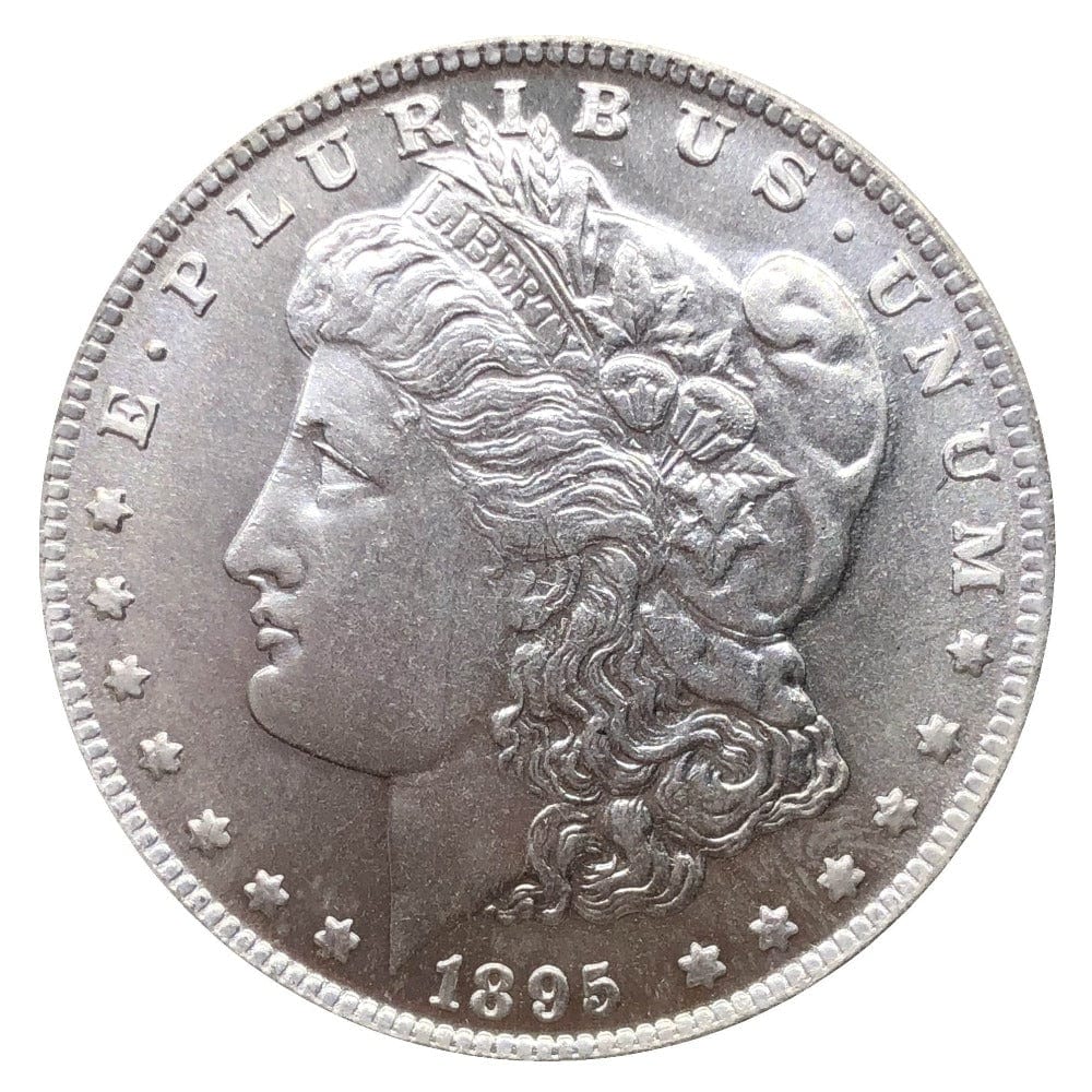 1895 S, Morgan, Silver, Dollar, Coin,