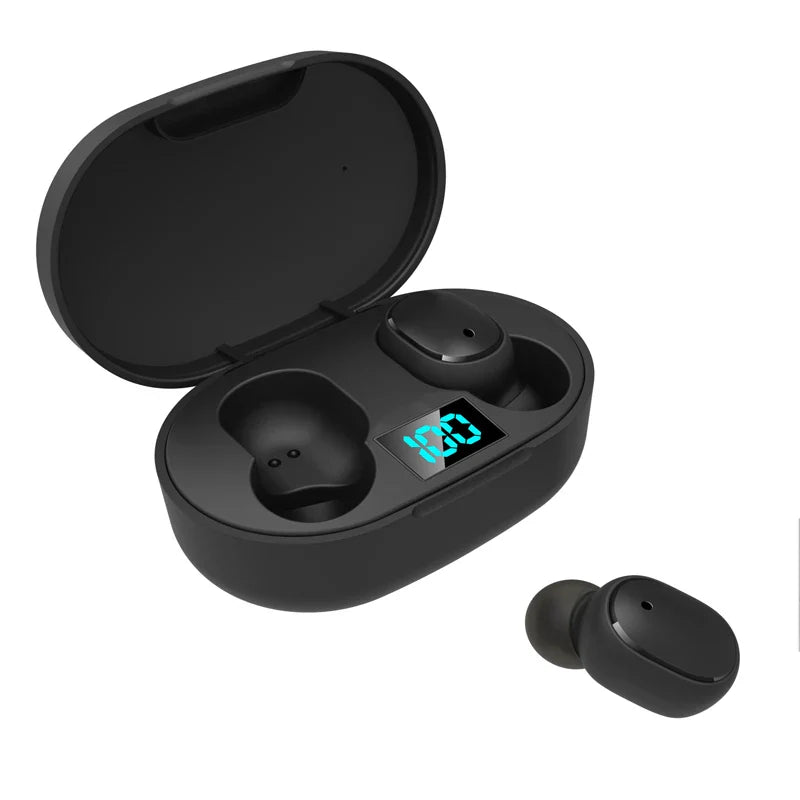 12PCS TWS E6S Wireless Bluetooth 5.1 Earbuds – Stereo Headphones with Microphone for iPhone & Xiaomi