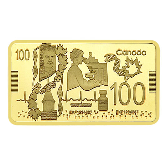 Canada 100 CAD Bar - Robert Laird Borden