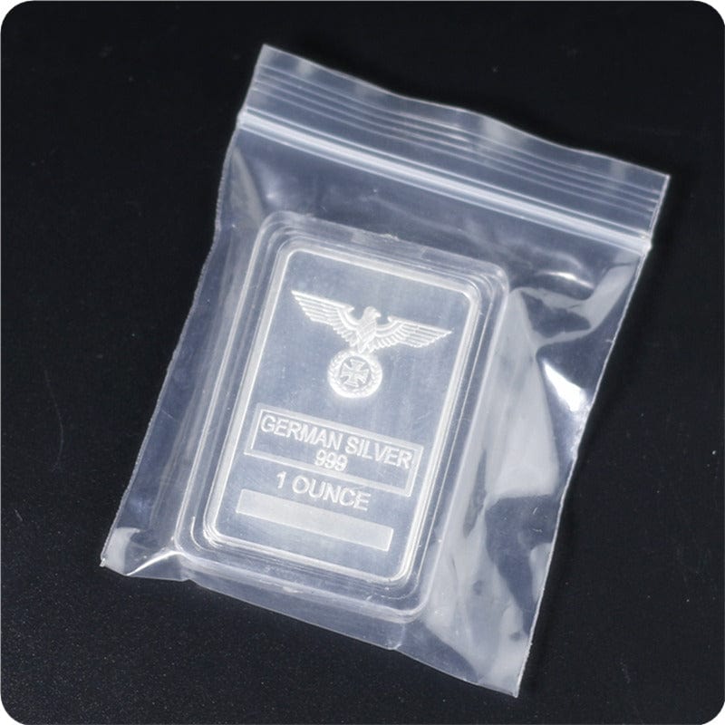 German 999 Liberty Eagle Silver Bar, German Bar, 999 Liberty, Eagle Silver, Eagle Bar,